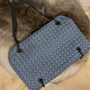 Bottega Veneta blue handbag